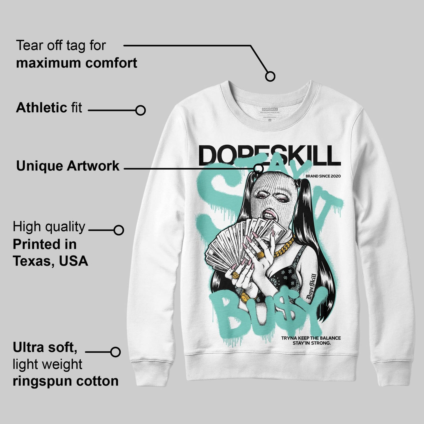 Igloo 11s DopeSkill Sweatshirt Stay It Busy Graphic