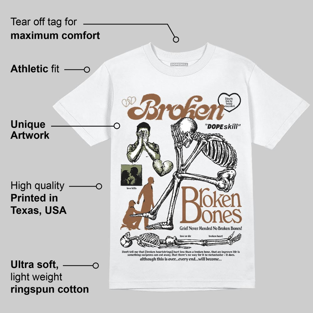 NB 2010 “Pecan” DopeSkill T-Shirt Broken Bones Graphic