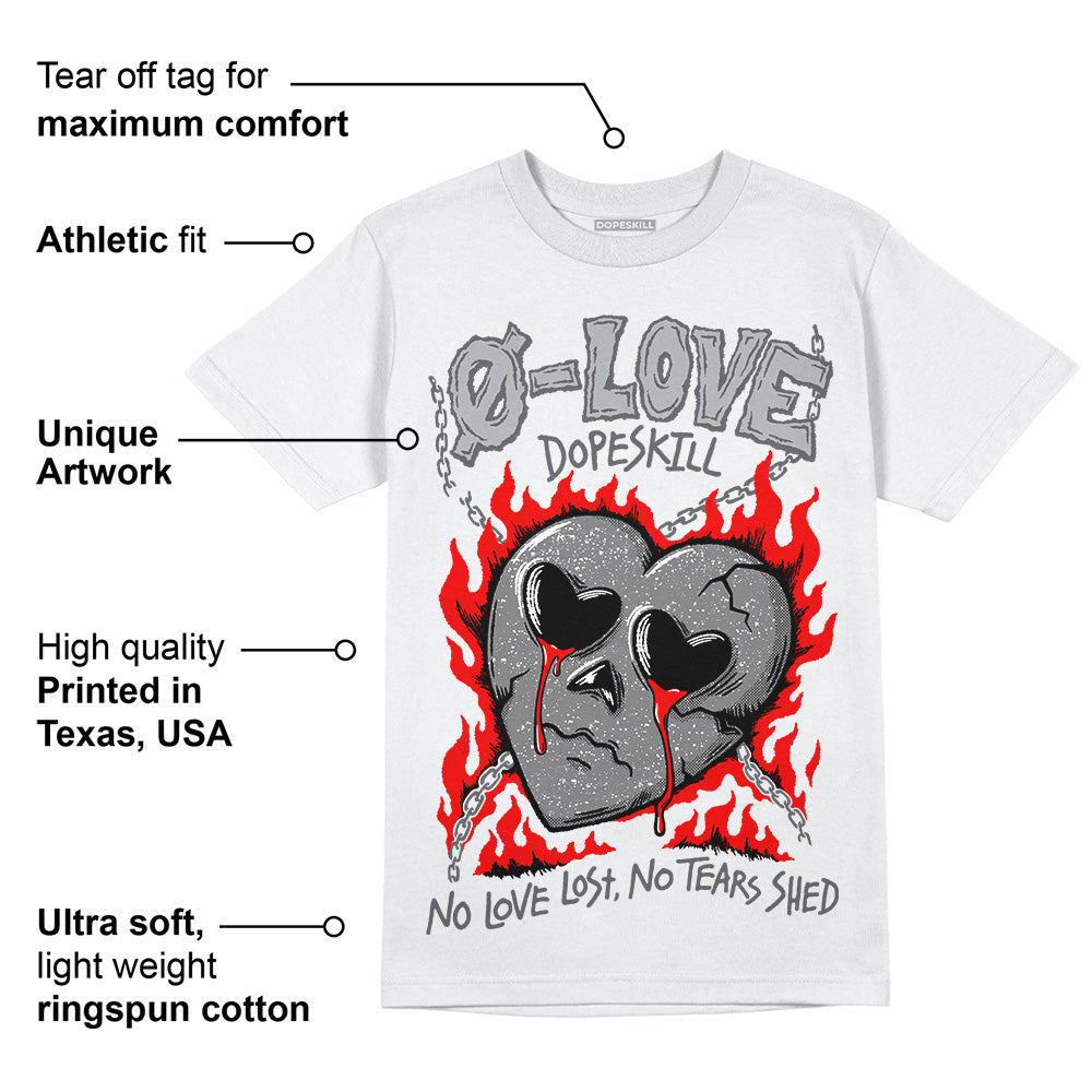 Wet Cement 4s DopeSkill T-Shirt Crying Heart Graphic