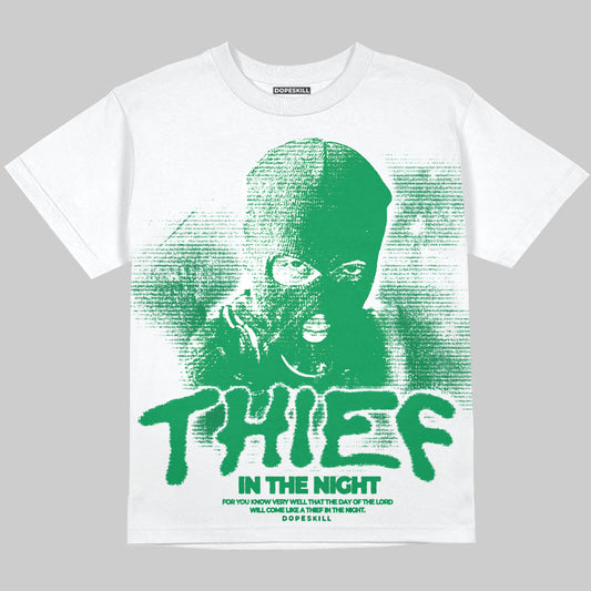 Green Collection DopeSkill Oversize Print T-Shirt Thief In The Night Graphic