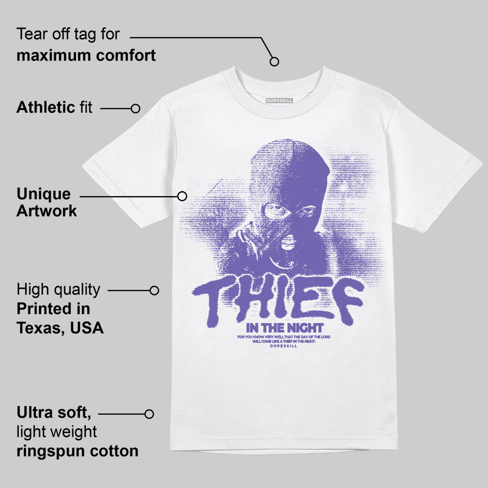Grape 5s DopeSkill T-Shirt Thief In The Night Graphic