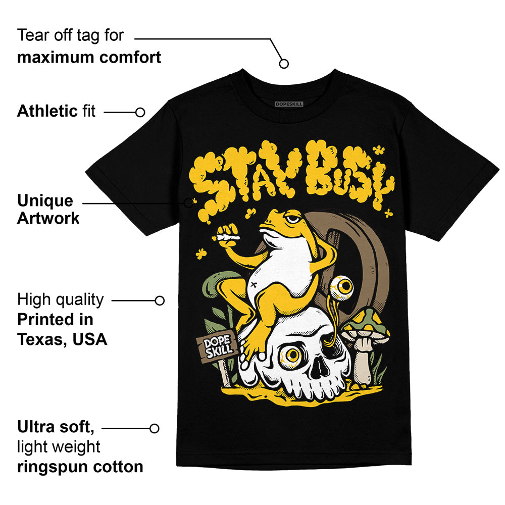 Yellow Collection DopeSkill T-Shirt Stay Busy Graphic