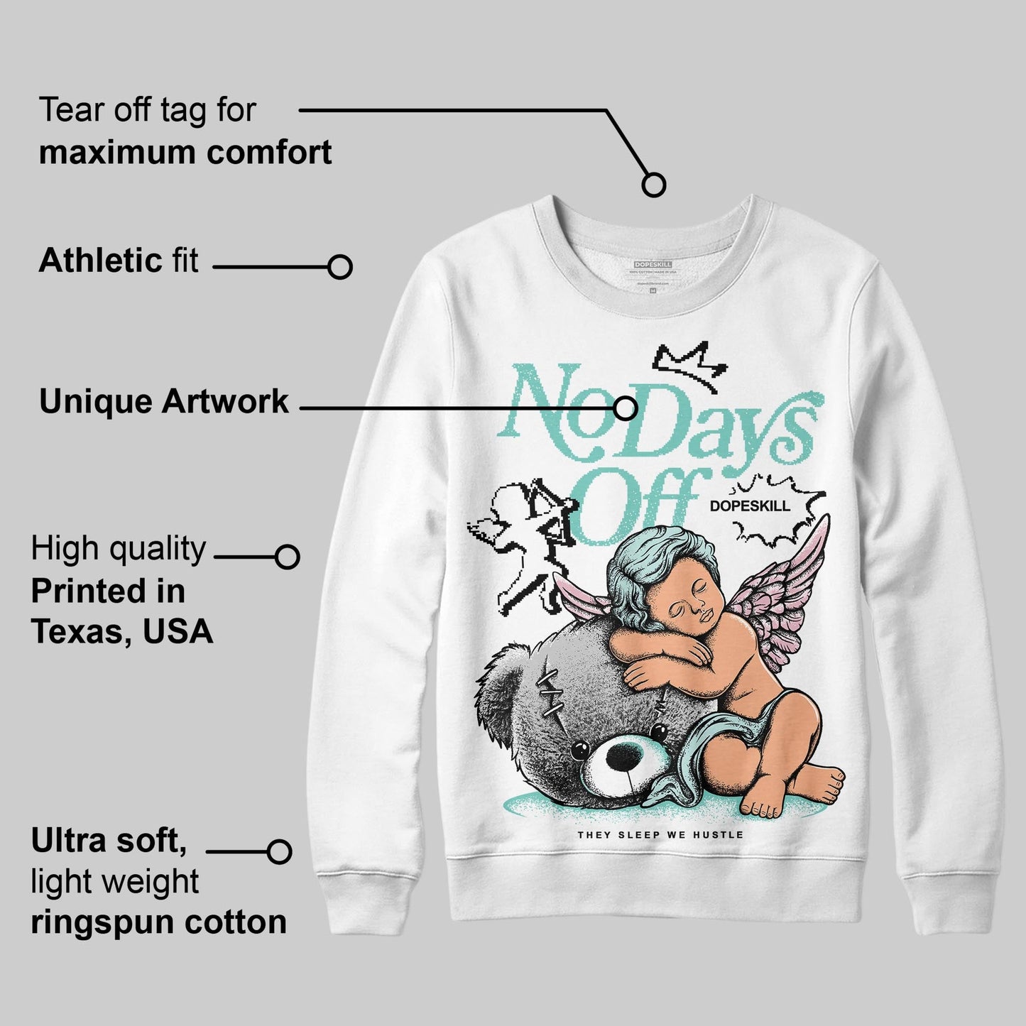 Igloo 11s DopeSkill Sweatshirt New No Days Off Graphic