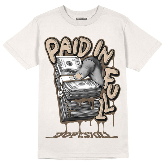 YZ Foam Runner Sand DopeSkill T-shirt Paid In Full Graphic