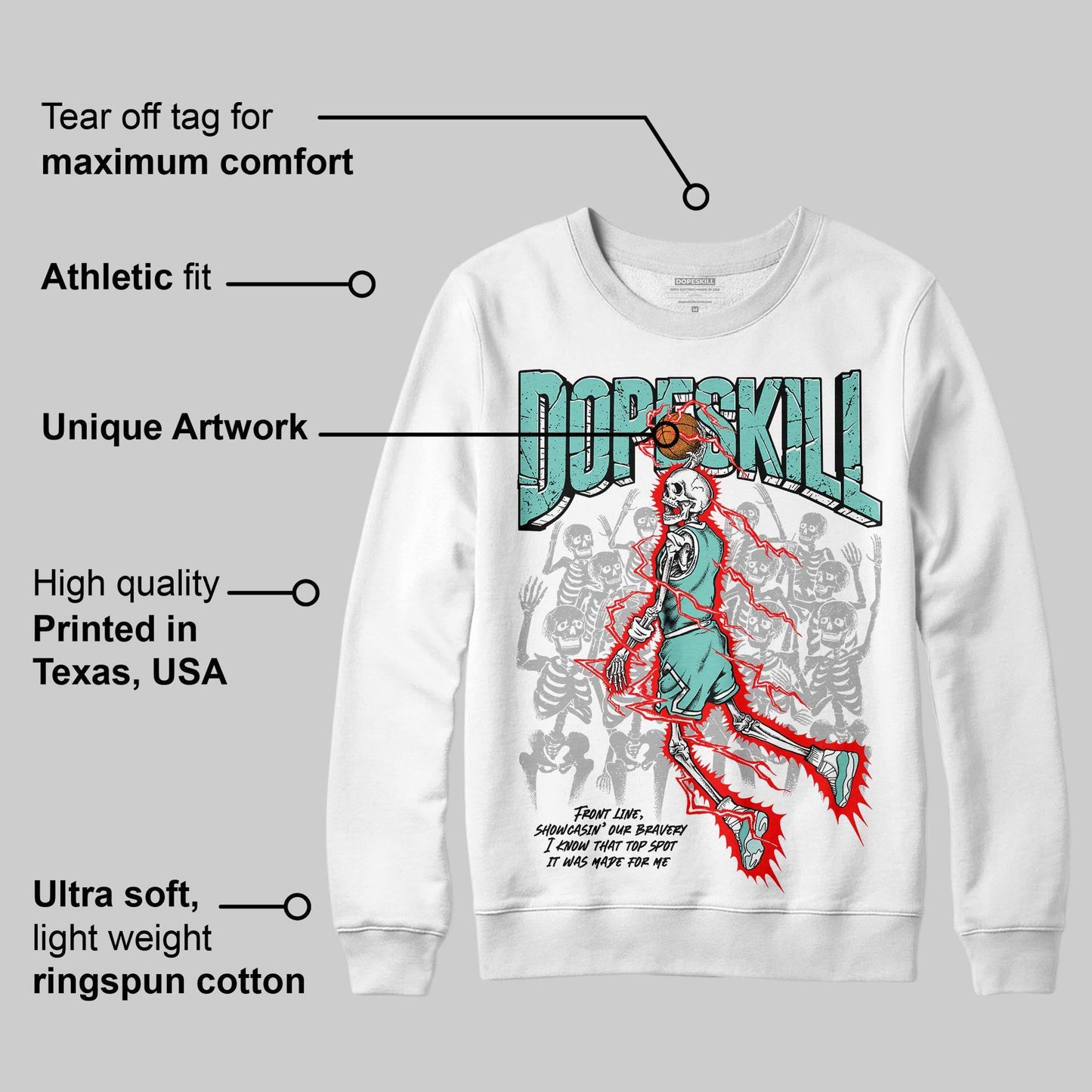 Igloo 11s DopeSkill Sweatshirt Thunder Dunk Graphic