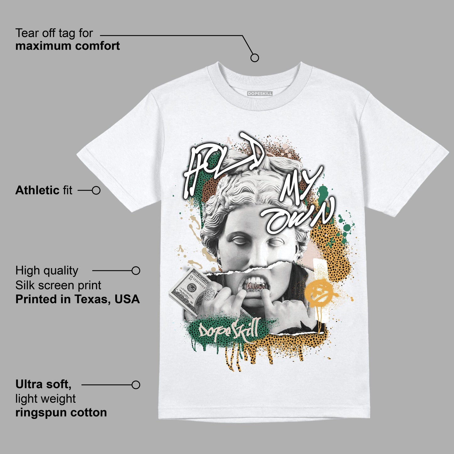 Safari Dunk Low DopeSkill T-Shirt Hold My Own Graphic