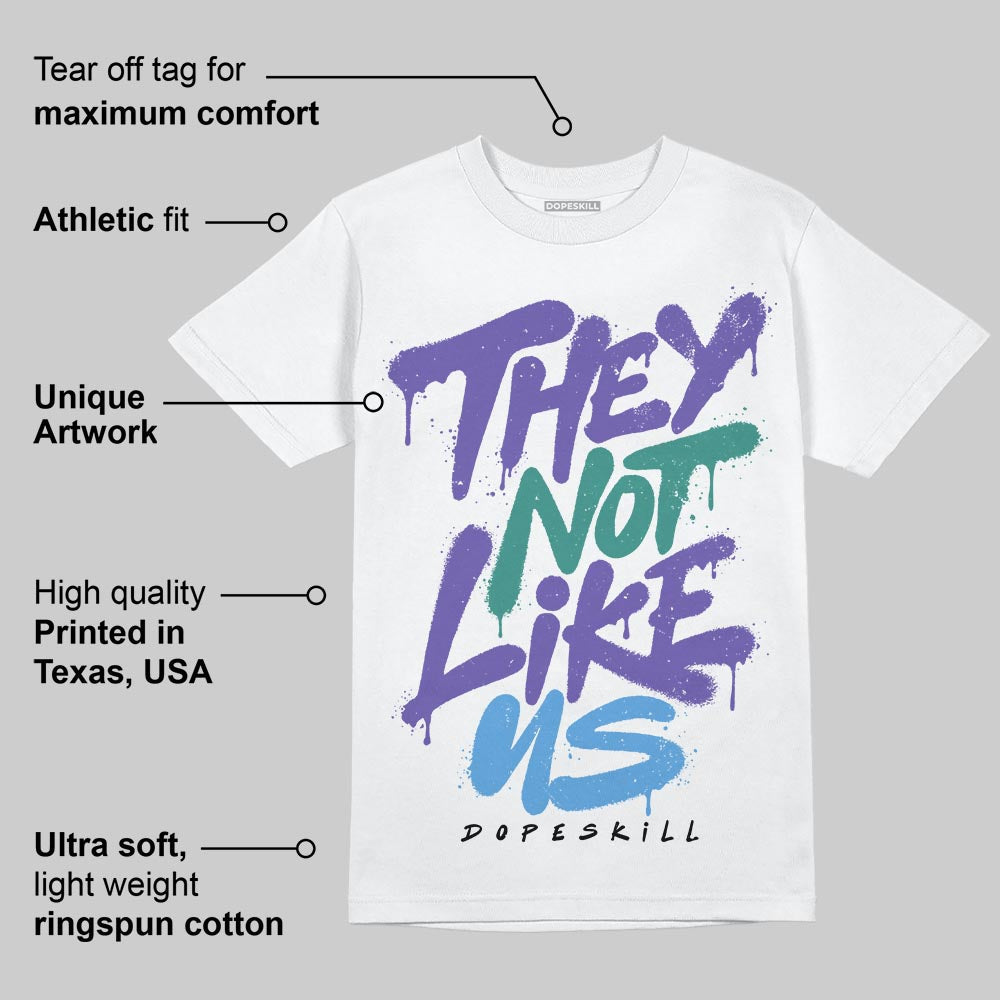 Grape 5s DopeSkill T-Shirt They Not Like Us Graphic
