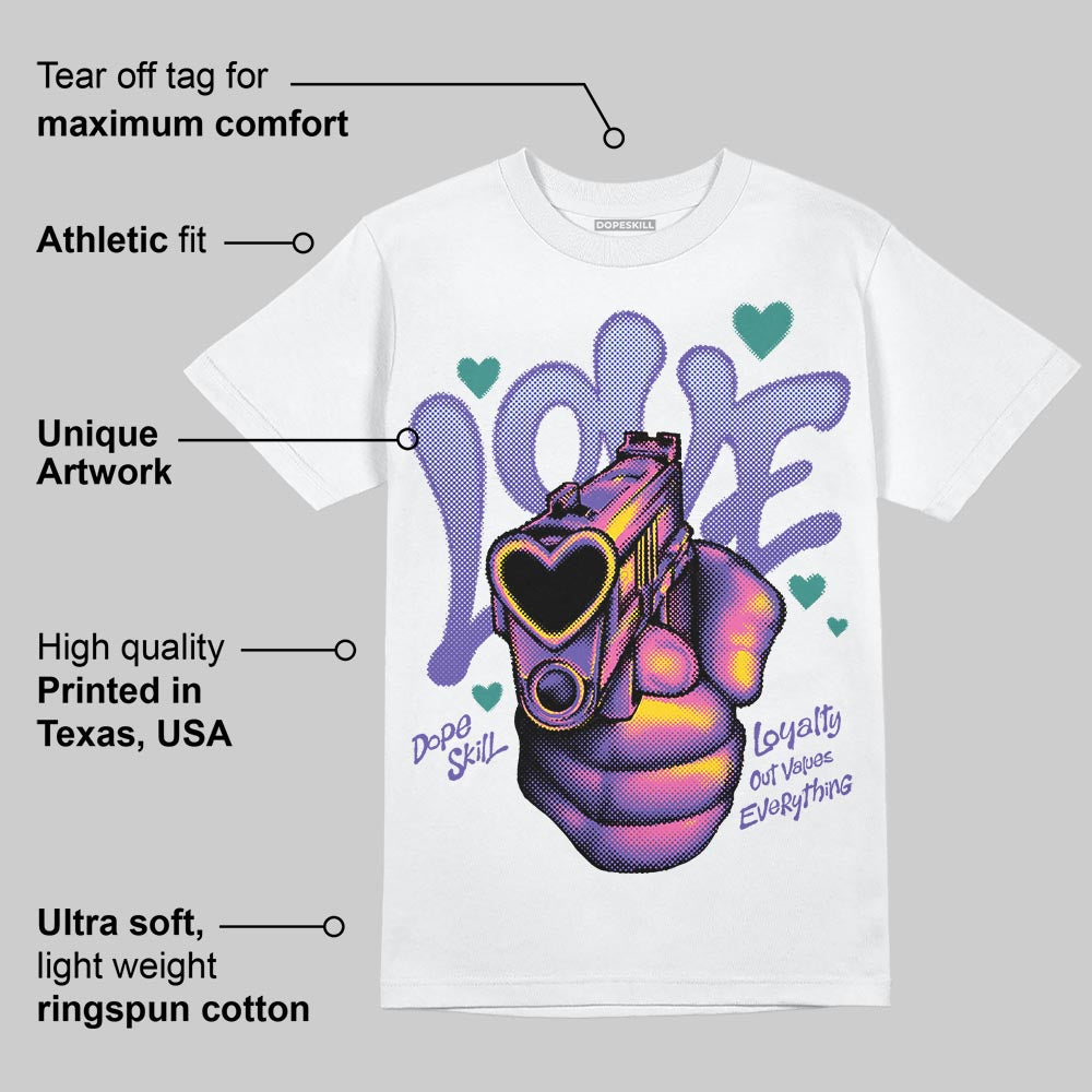 Grape 5s DopeSkill T-Shirt Love Shot Graphic