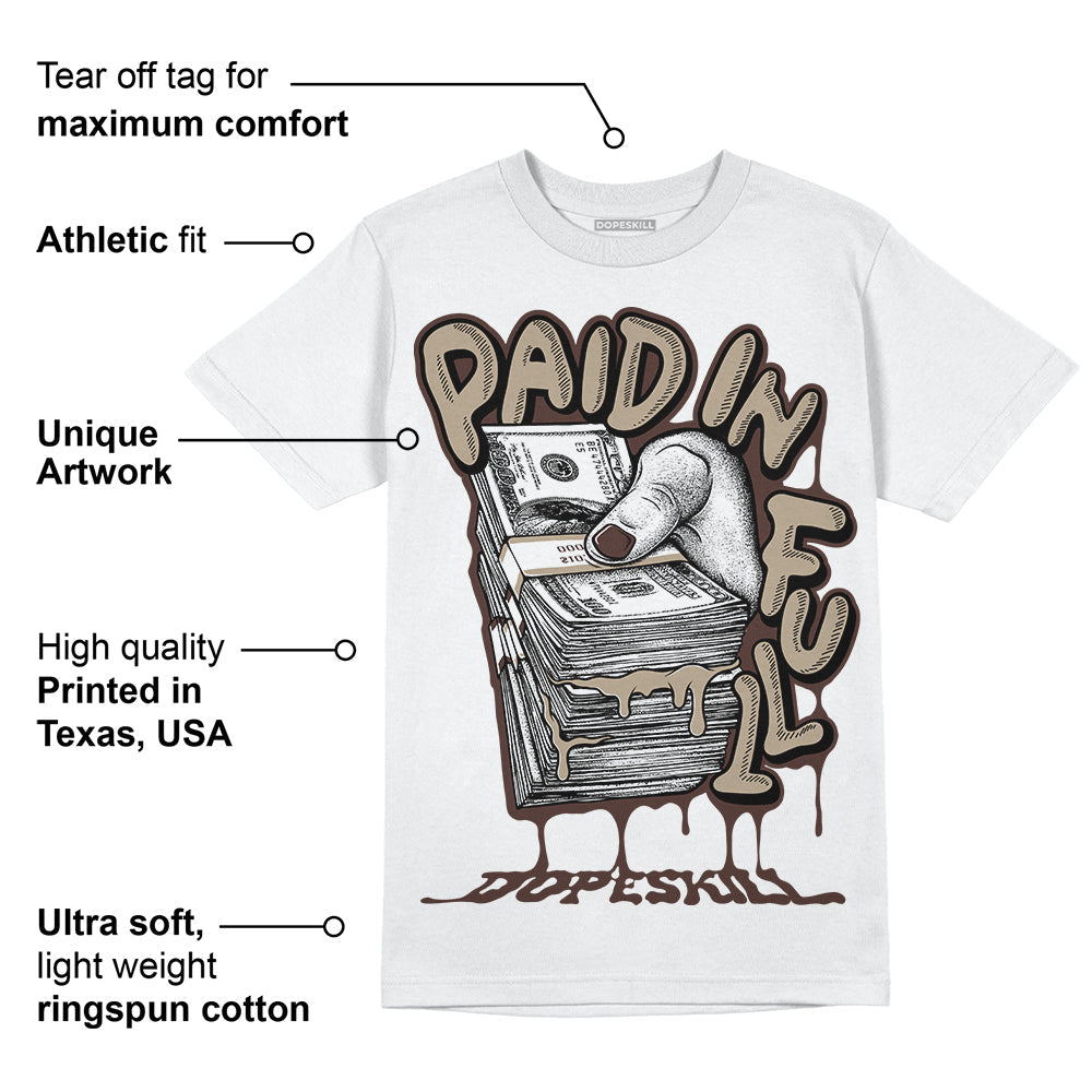 Latte 1s DopeSkill T-Shirt Paid In Full Graphic
