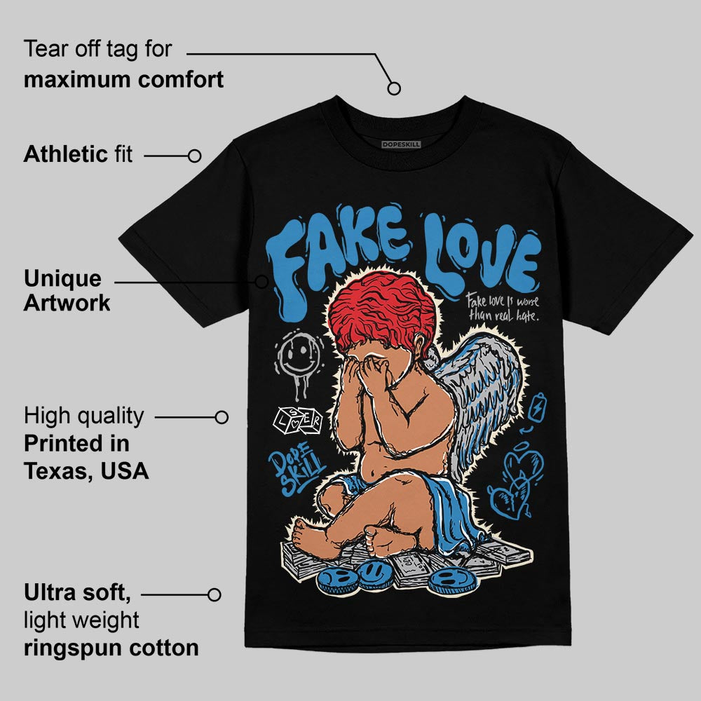Rare Air 3s DopeSkill T-Shirt False Love Graphic