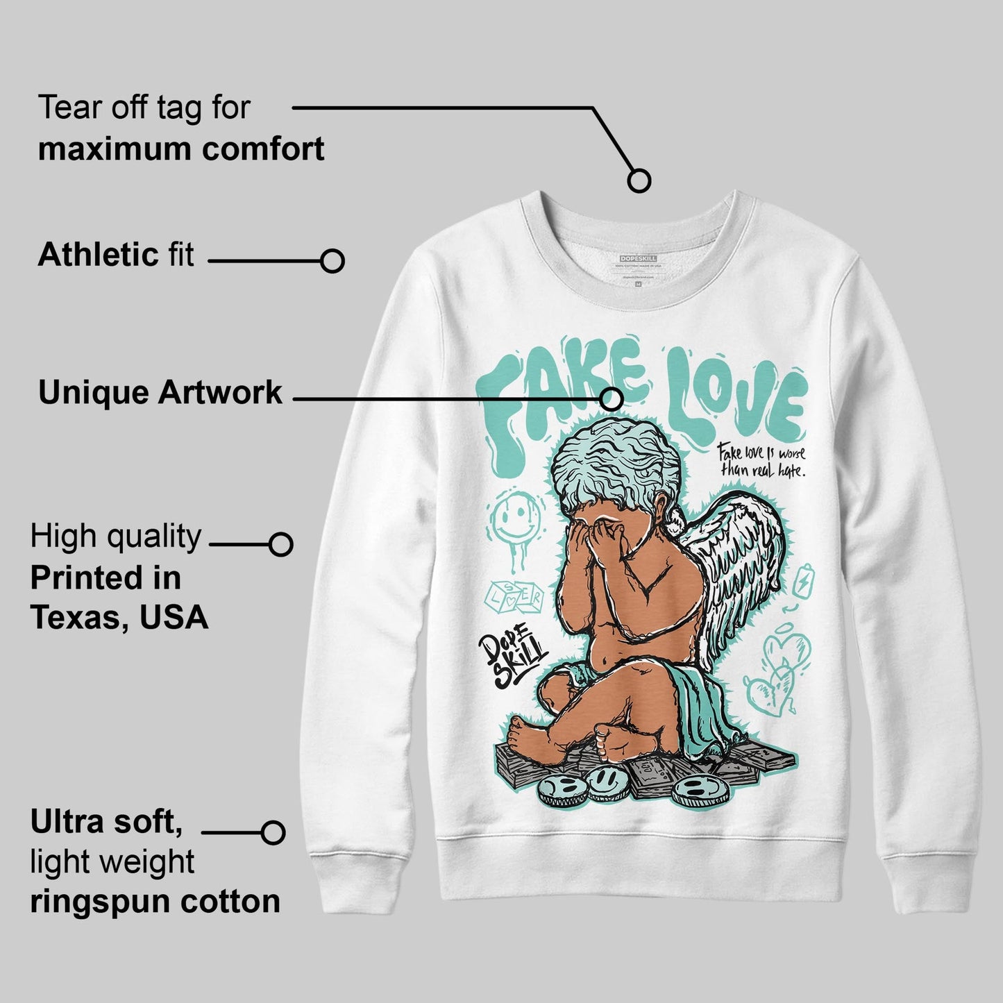 Igloo 11s DopeSkill Sweatshirt False Love Graphic