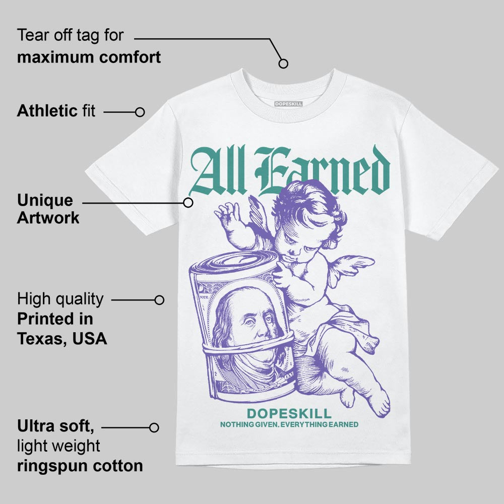 Grape 5s DopeSkill T-Shirt All Earned Graphic