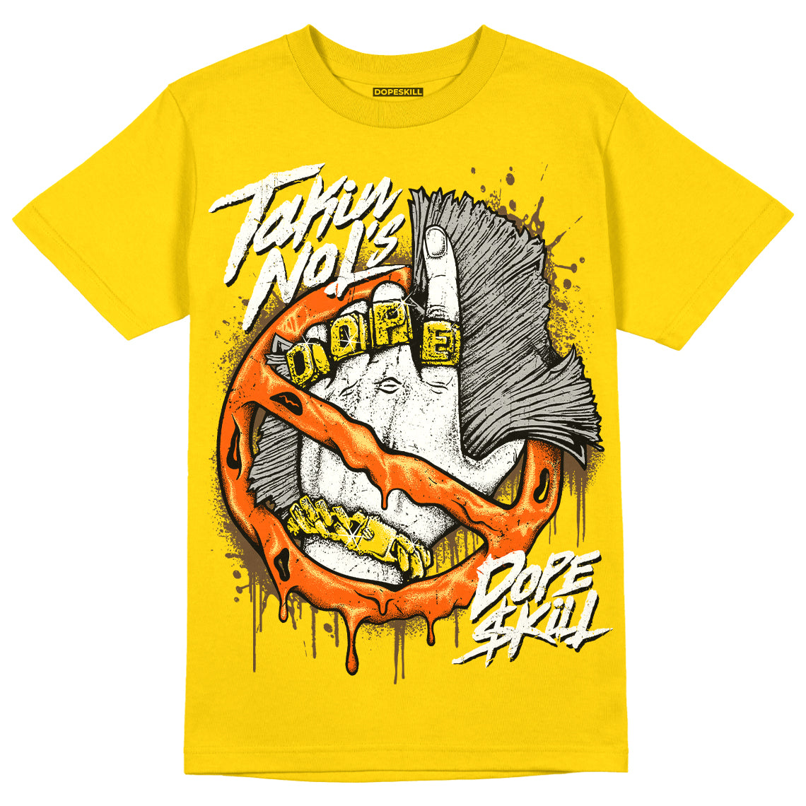 Yellow Ochre 6s DopeSkill Yellow T-shirt Takin No L's Graphic