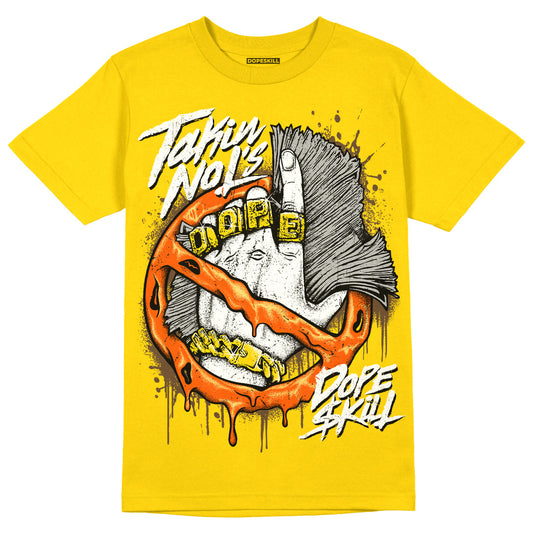 Yellow Ochre 6s DopeSkill Yellow T-shirt Takin No L's Graphic
