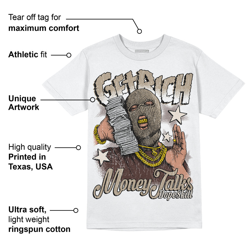 Latte 1s DopeSkill T-Shirt Get Rich Graphic
