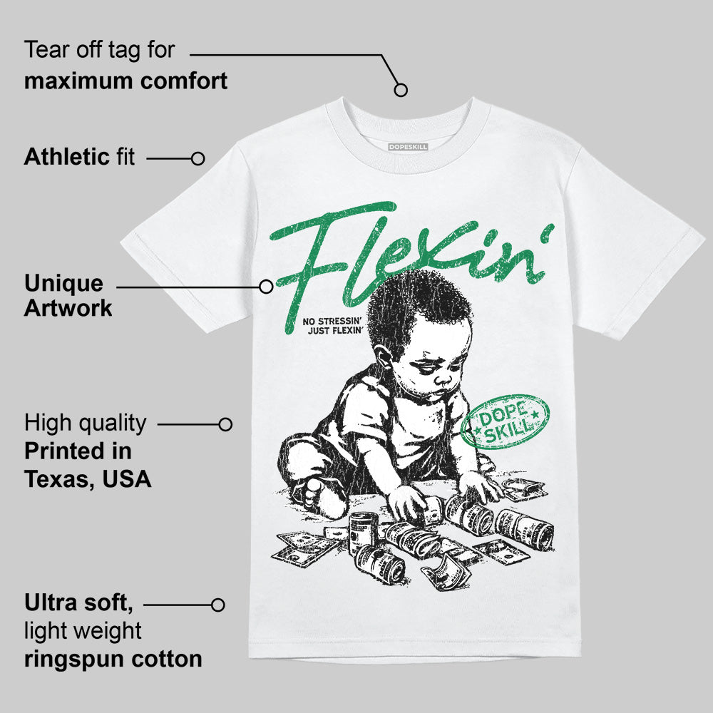 Green Collection DopeSkill T-Shirt Flexin' Graphic