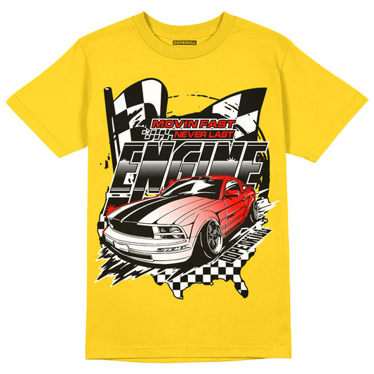 Yellow Ochre 6s DopeSkill Yellow T-shirt ENGINE Tshirt Graphic