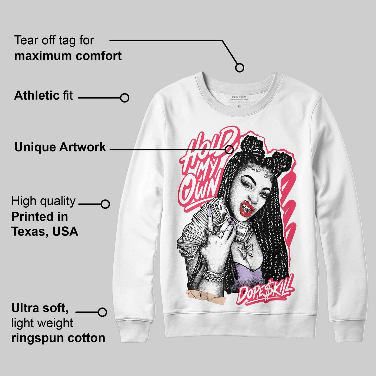 Peanut Butter Jelly 5s DopeSkill Sweatshirt New H.M.O Graphic
