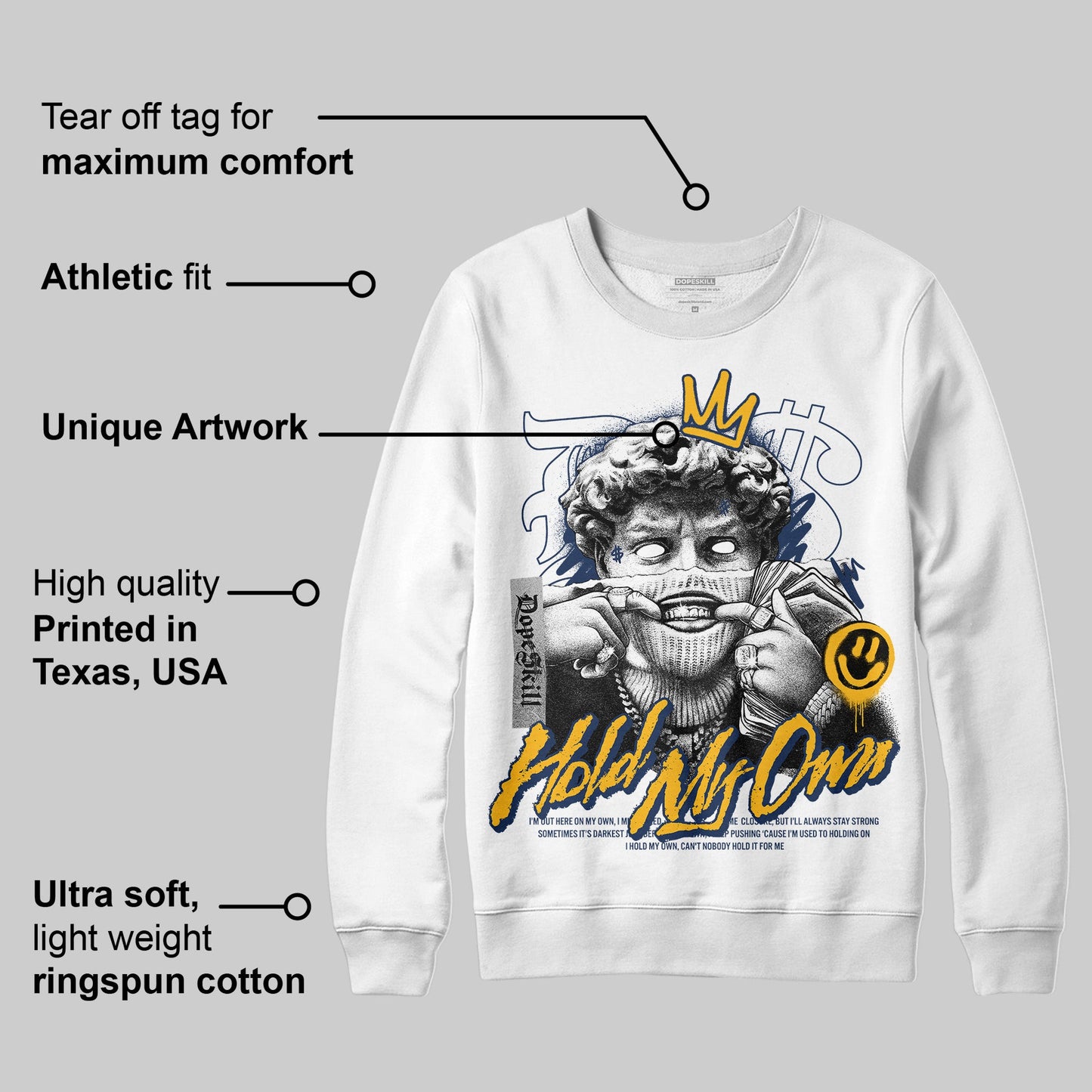 Retro Dunk From Above 4s DopeSkill Sweatshirt In My Way Graphic