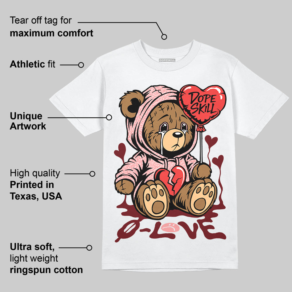 VALENTINE'S Day 3s DopeSkill T-Shirt Broken Bear Graphic