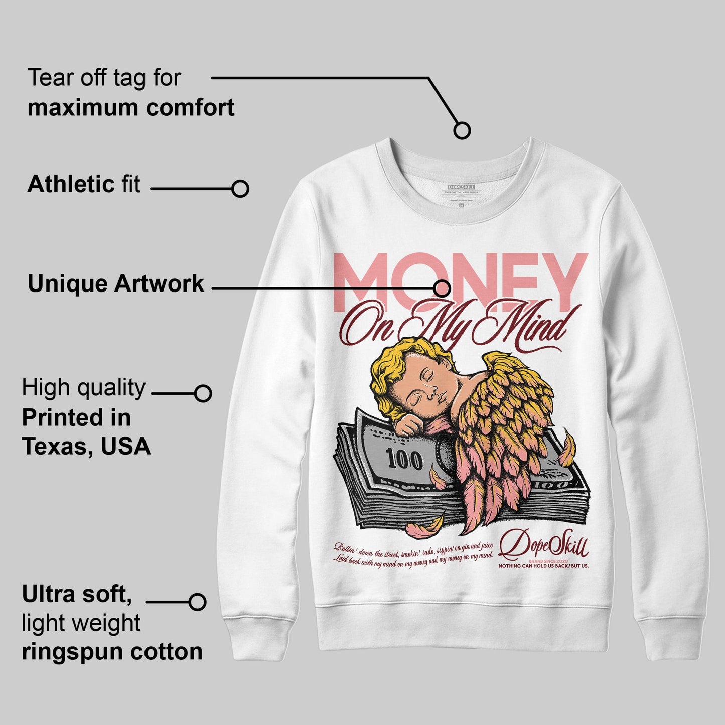 VALENTINE'S Day 3s DopeSkill Sweatshirt MOMM Graphic