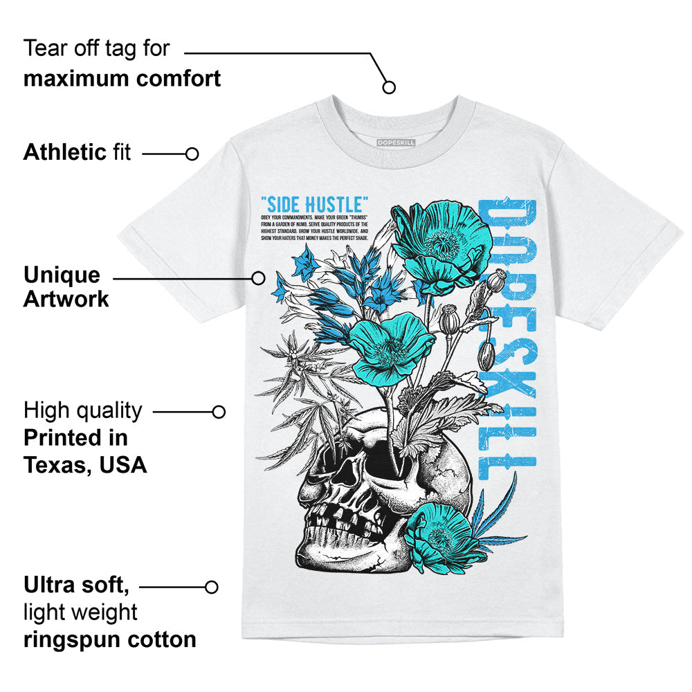Military Blue 4s DopeSkill T-Shirt Side Hustle Graphic
