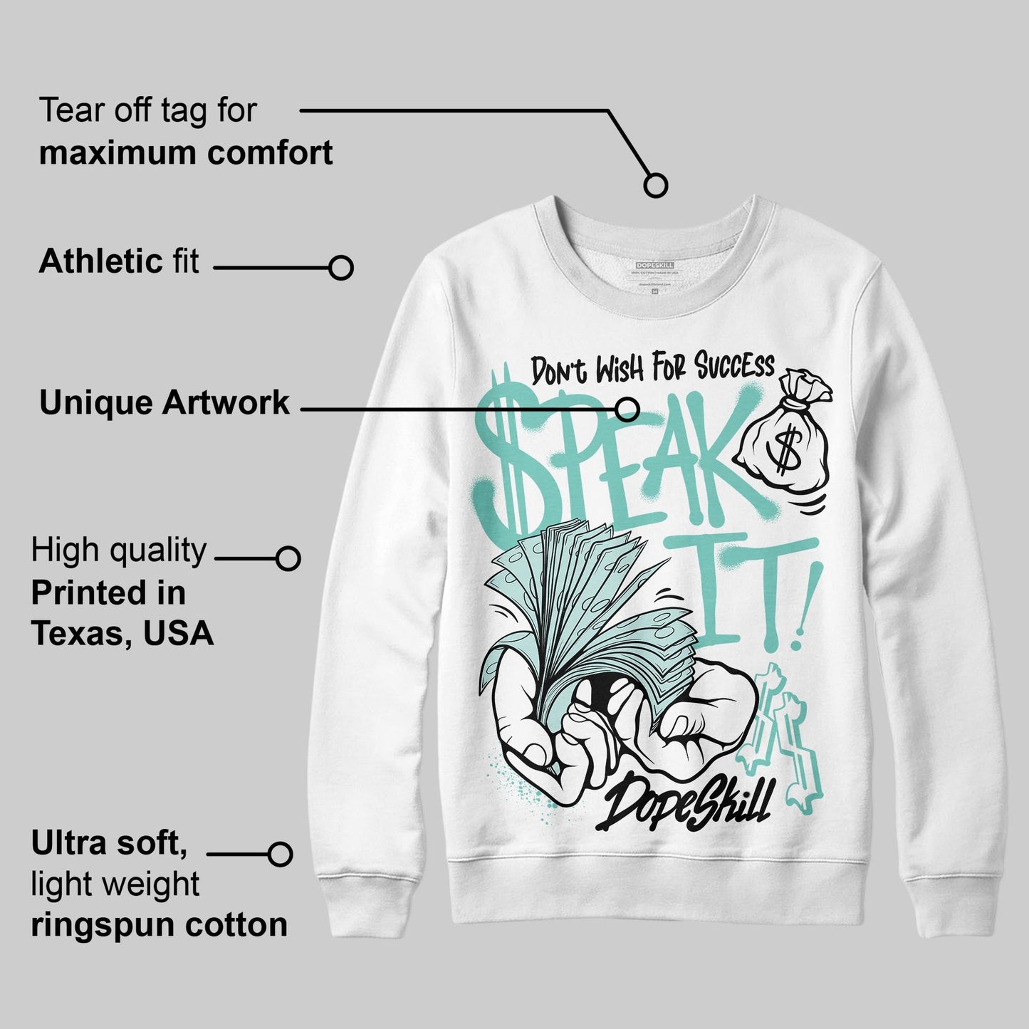 Igloo 11s DopeSkill Sweatshirt Speak It Graphic