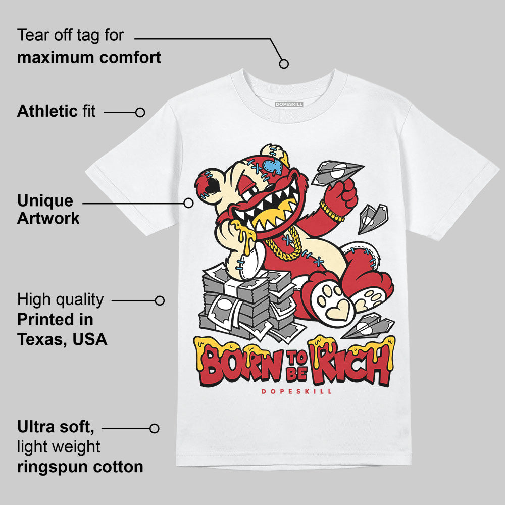 Union LA x Air Retro OG 1s DopeSkill T-Shirt Born To Be Rich Graphic