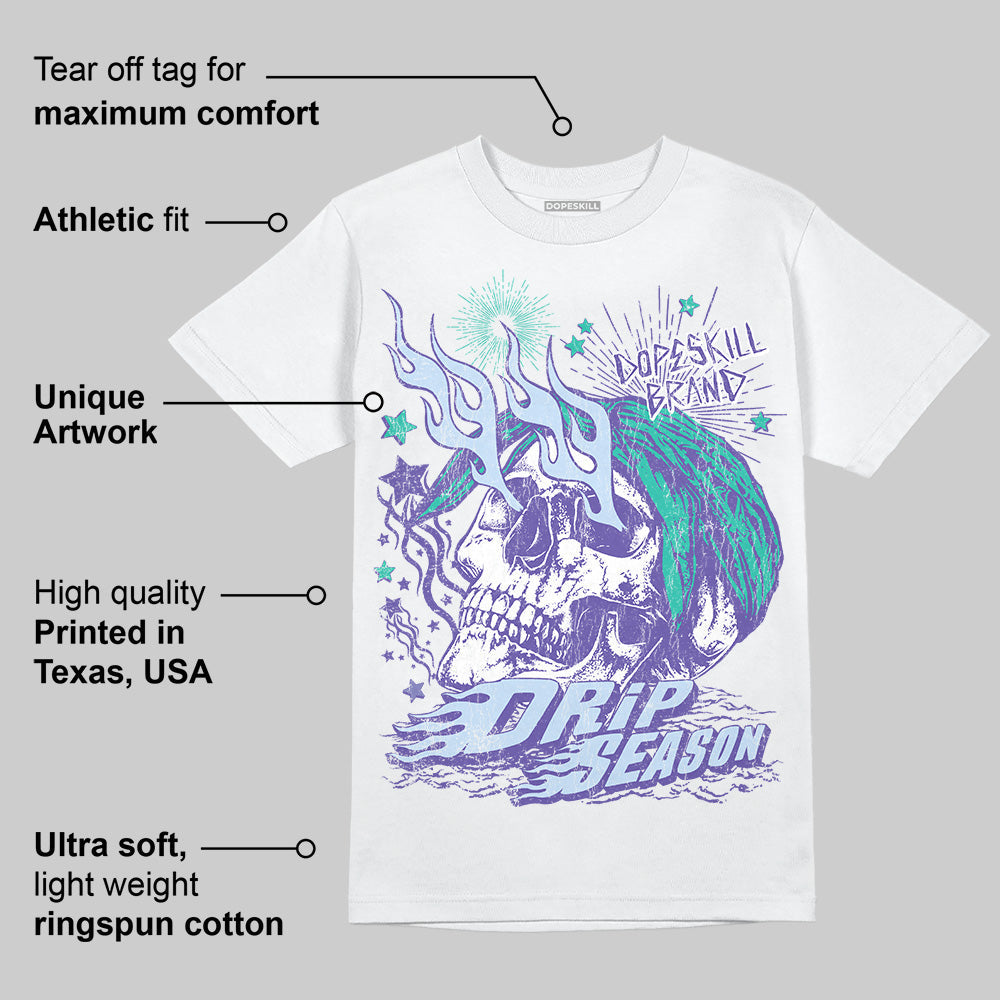 Grape 5s DopeSkill T-Shirt Drip Season Graphic