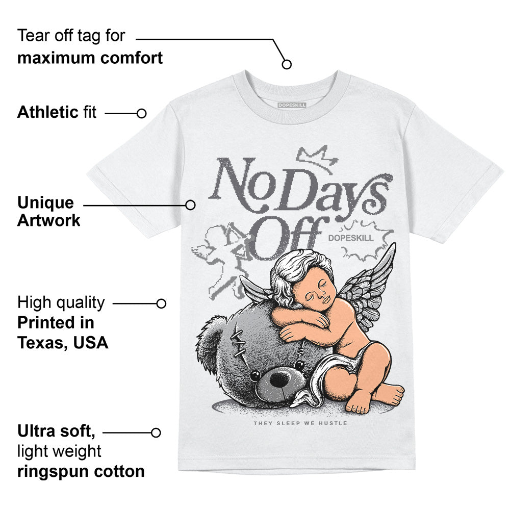 Wet Cement 4s DopeSkill T-Shirt New No Days Off Graphic