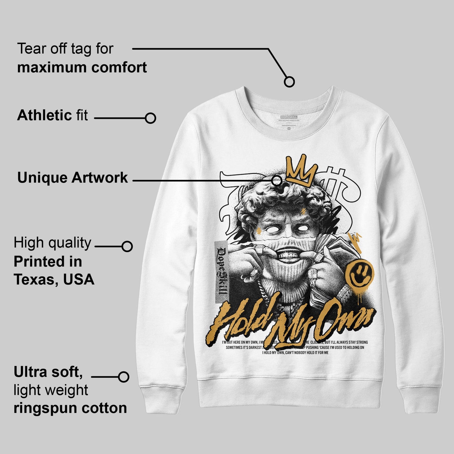 Gratitude 11s DopeSkill Sweatshirt In My Way Graphic