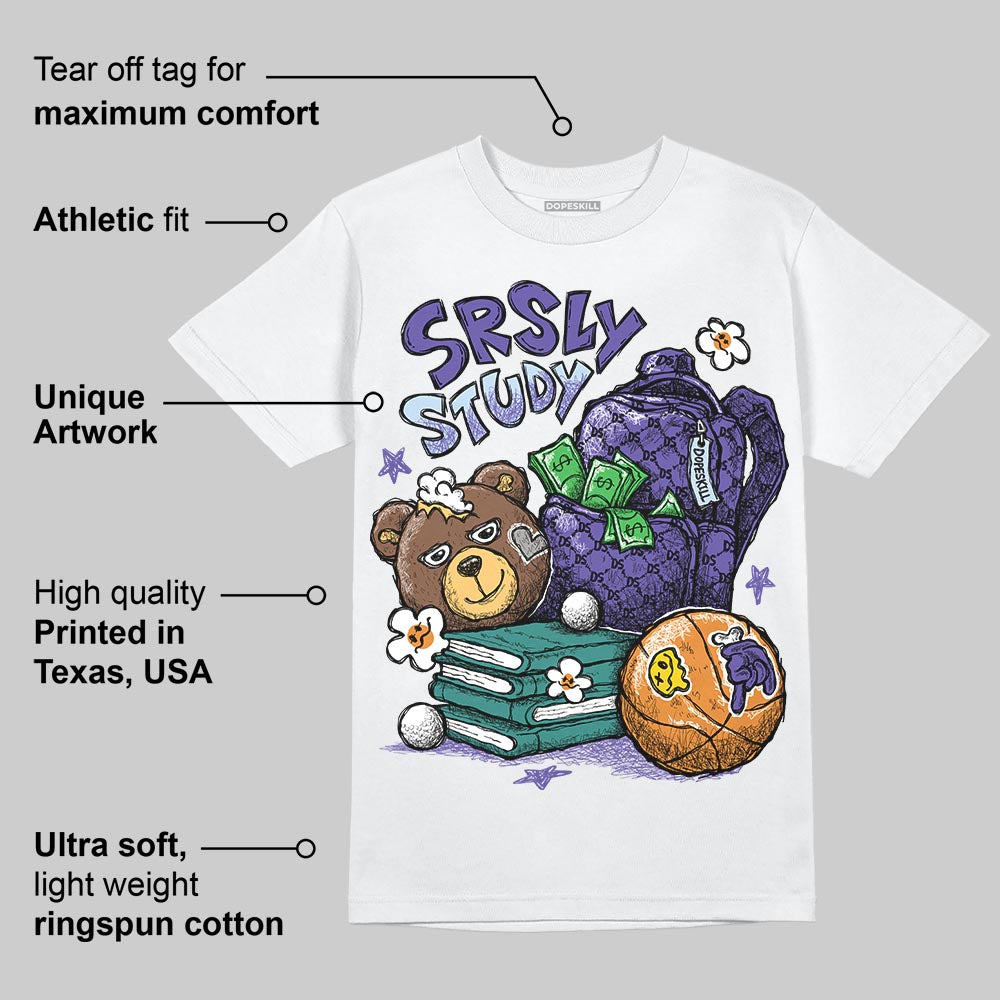 Grape 5s DopeSkill T-Shirt SRSLY Study Graphic