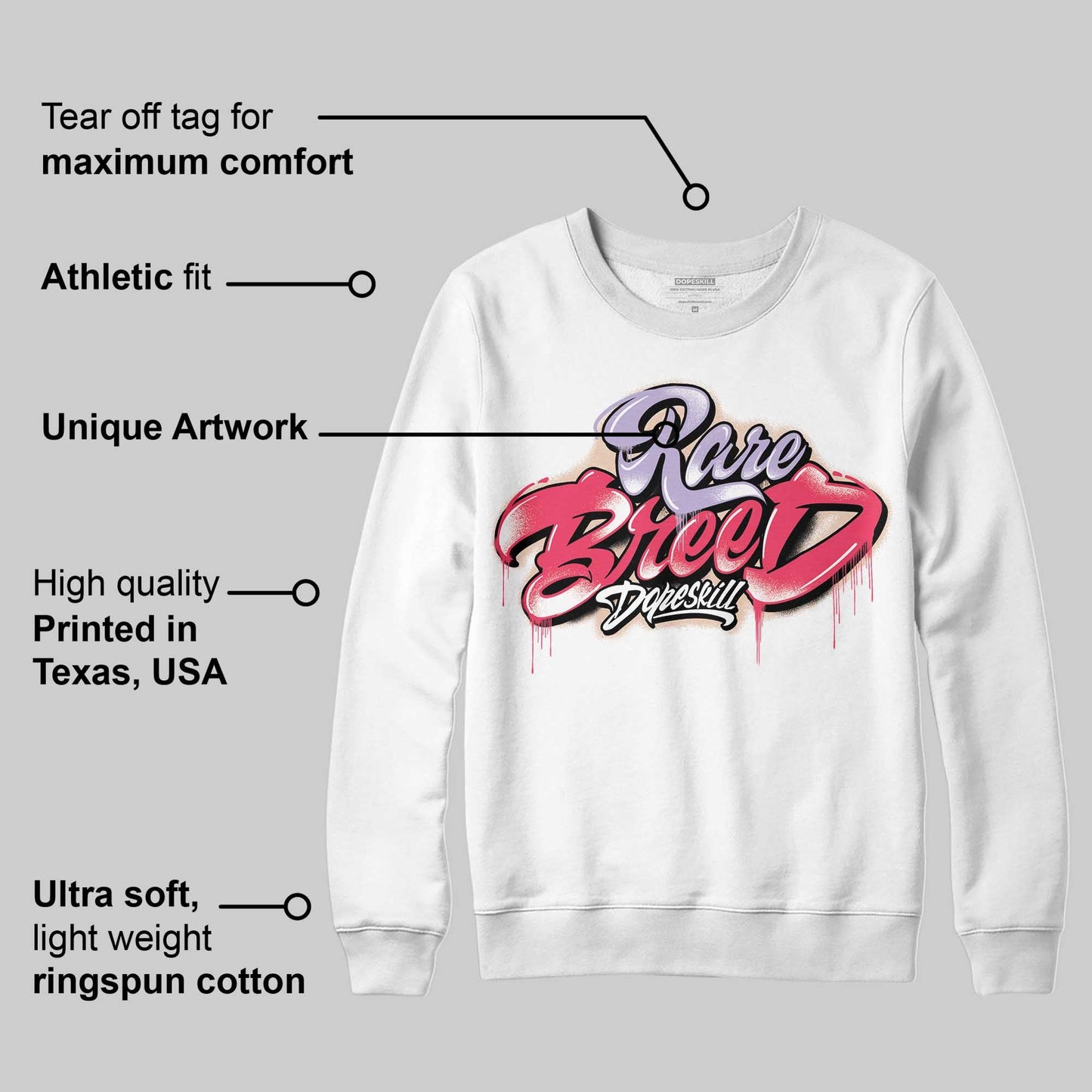 Peanut Butter Jelly 5s DopeSkill Sweatshirt Rare Breed Type Graphic