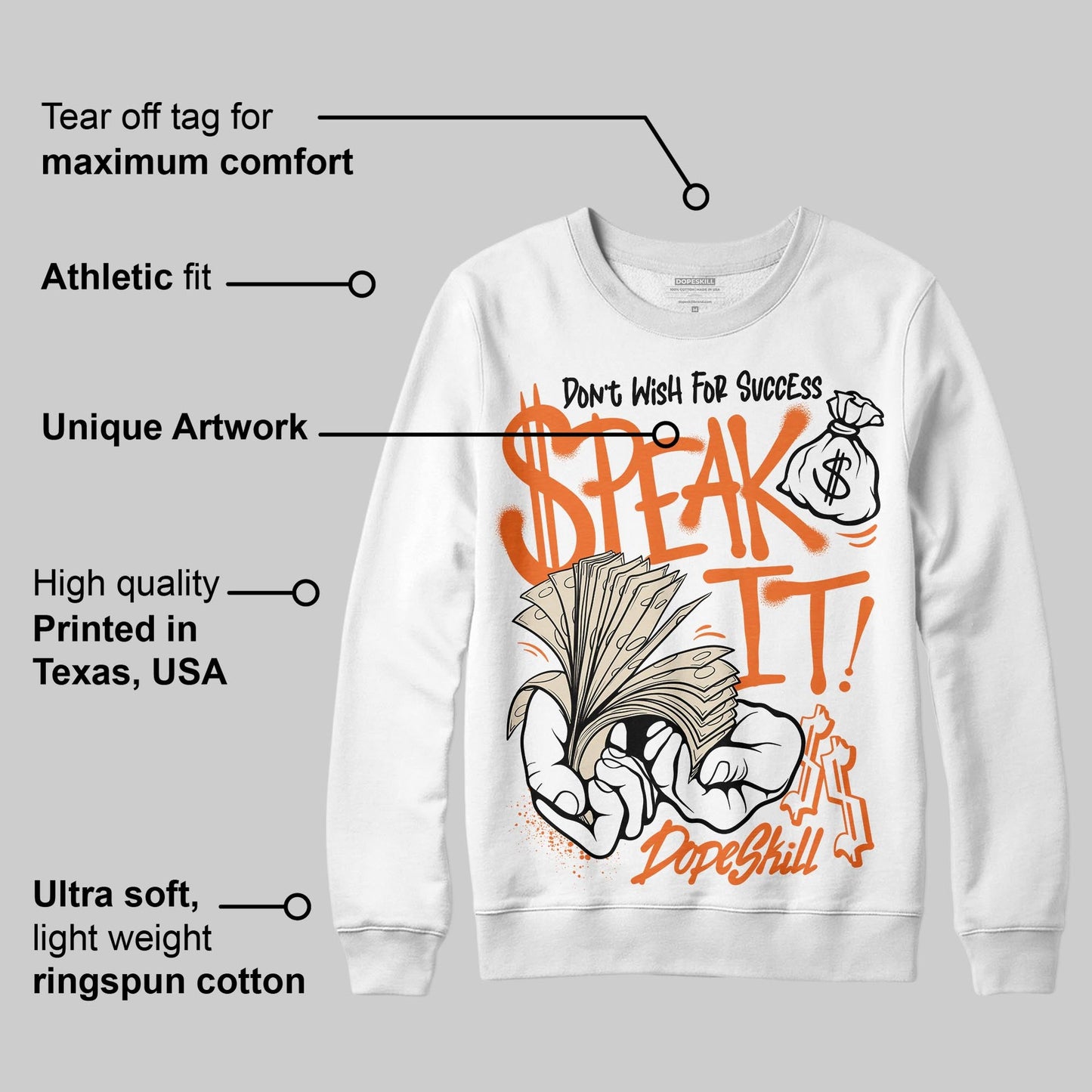 Starfish 3s DopeSkill Sweatshirt Speak It Graphic