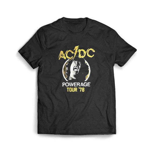 Acdc Powerage Tour 78 Men's T-Shirt