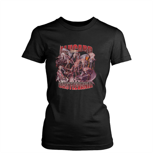 Alucard Castlevania Anime Womens T-Shirt Tee