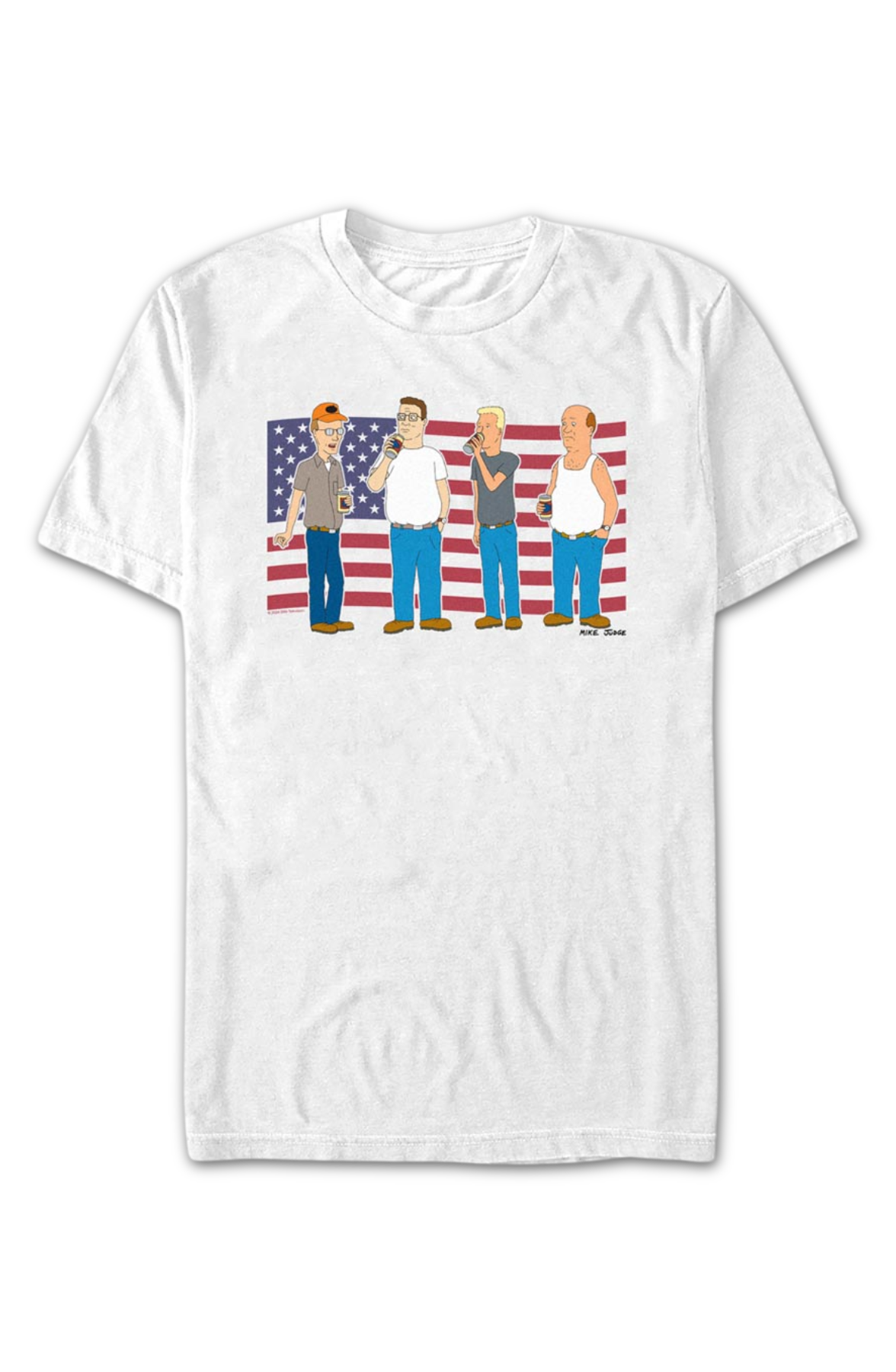 American Flag King of the Hill T-Shirt