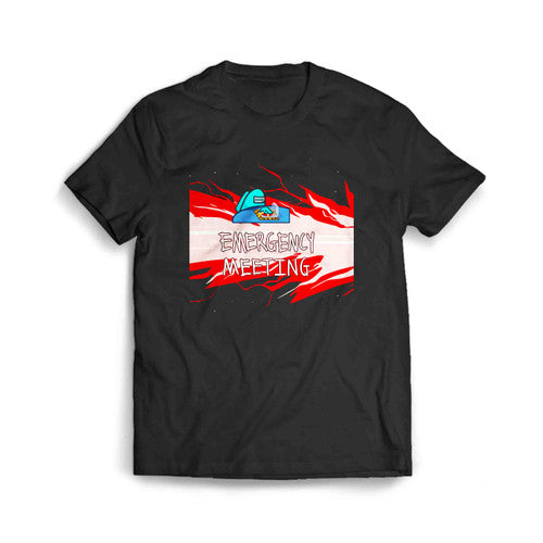 Among Us Emergency Meeting Design Graphic Men's T-Shirt