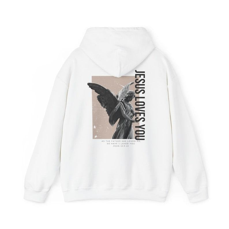 angel wings hoodie, bible verses hoodie, christian hoodie, jesus loves you hoodie, jesus loves you, jesus loves you ...
