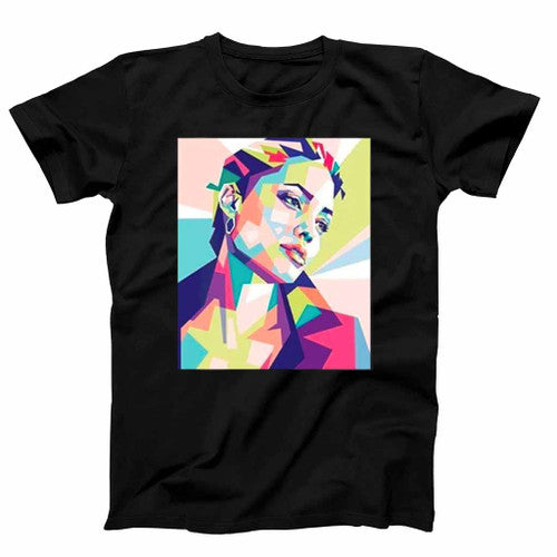 Angelina Jolie Vintage Mens T-Shirt Tee