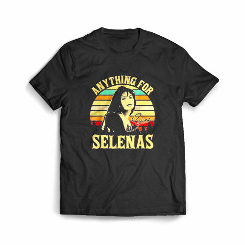 Anything For Selenas Quintanilla Vintage Men's T-Shirt