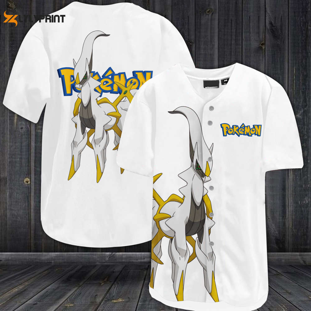 Arceus Pokemon Baseball Jersey - lylyprint.com