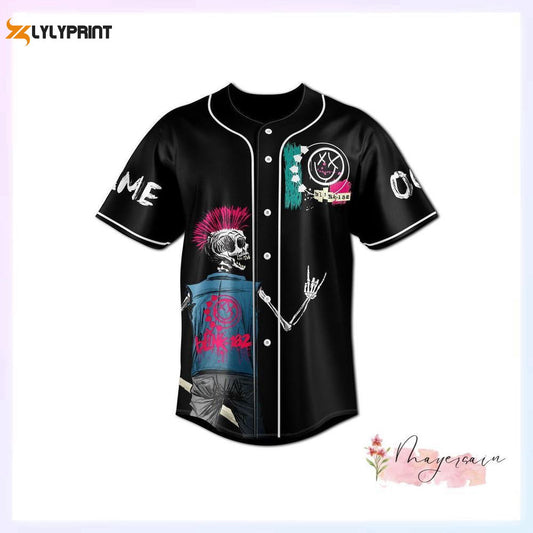 B182 Baseball Jersey, B182 Band Jersey Shirt - lylyprint.com