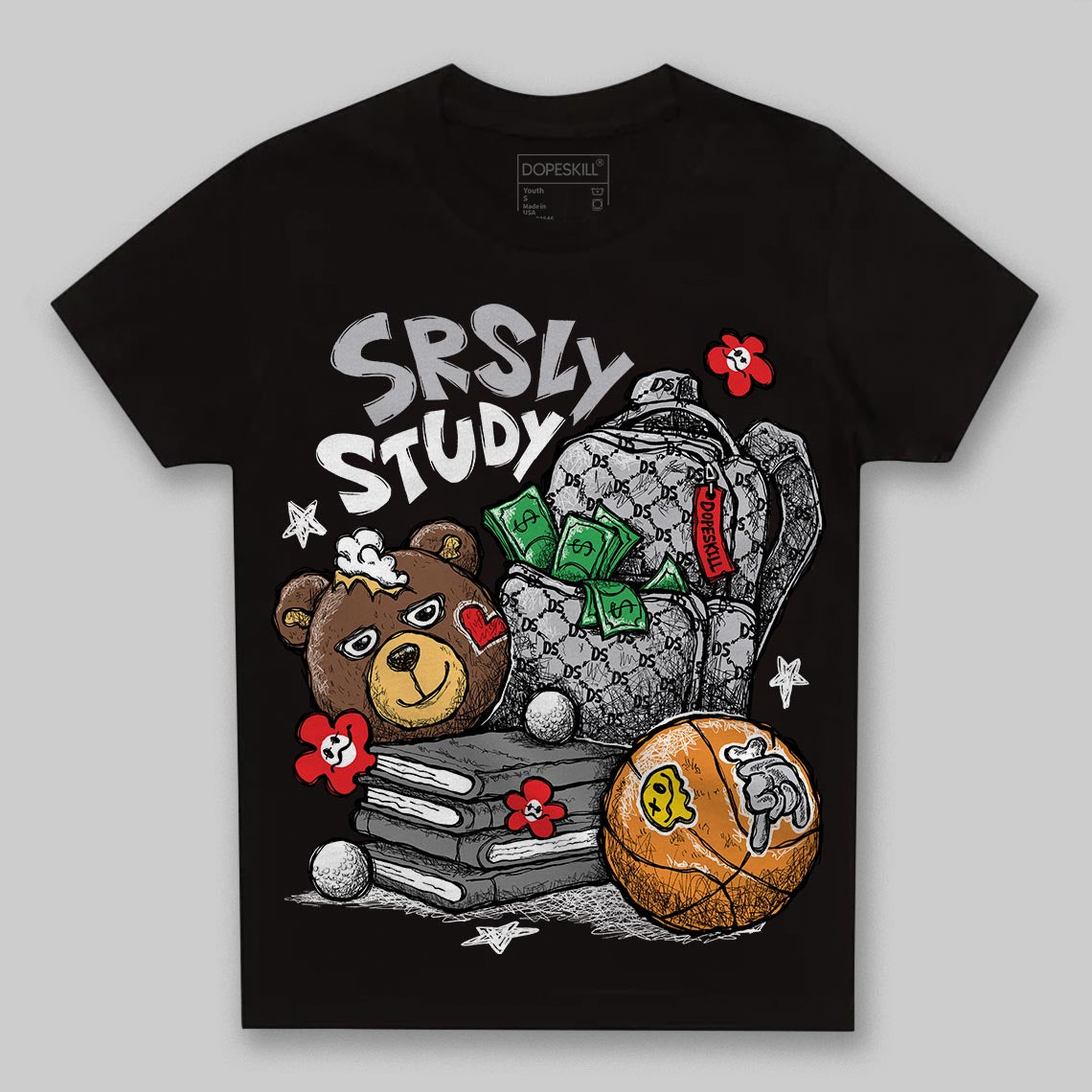Grey Collection DopeSkill Toddler Kids T-shirt SRSLY Study Graphic