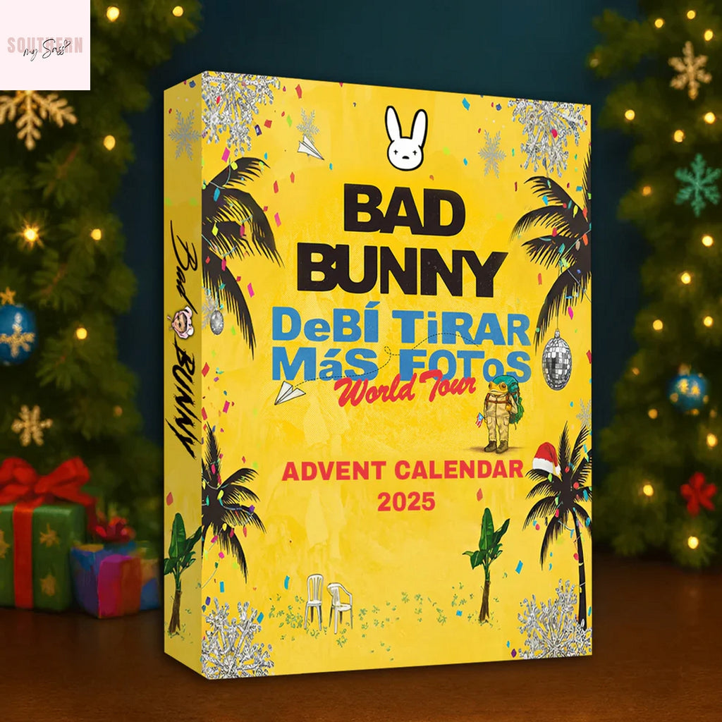 Bad Bunny Debi Tirar Mas Fotos World Tour 2025 Advent Calendar