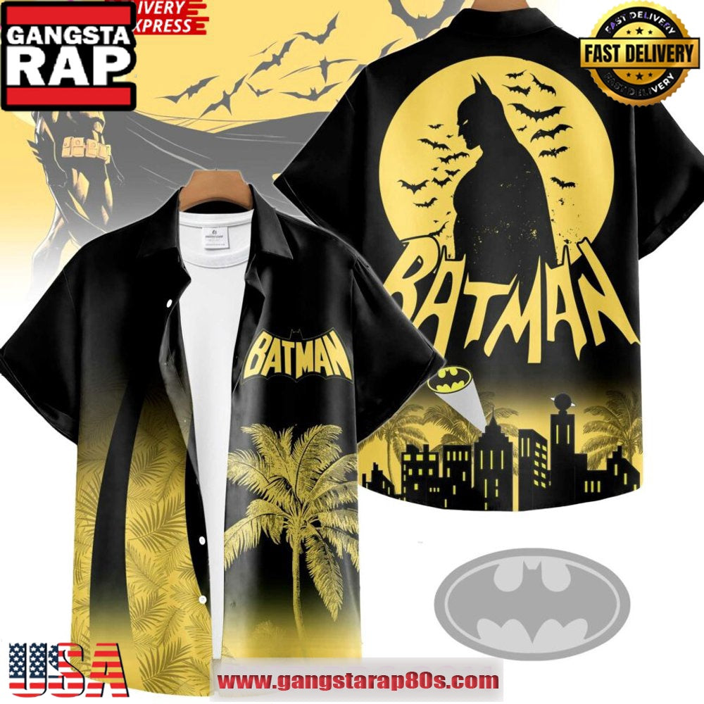 Batman Gotham Nights Special Edition Aloha Hawaiian Shirt - Gangstarap80S