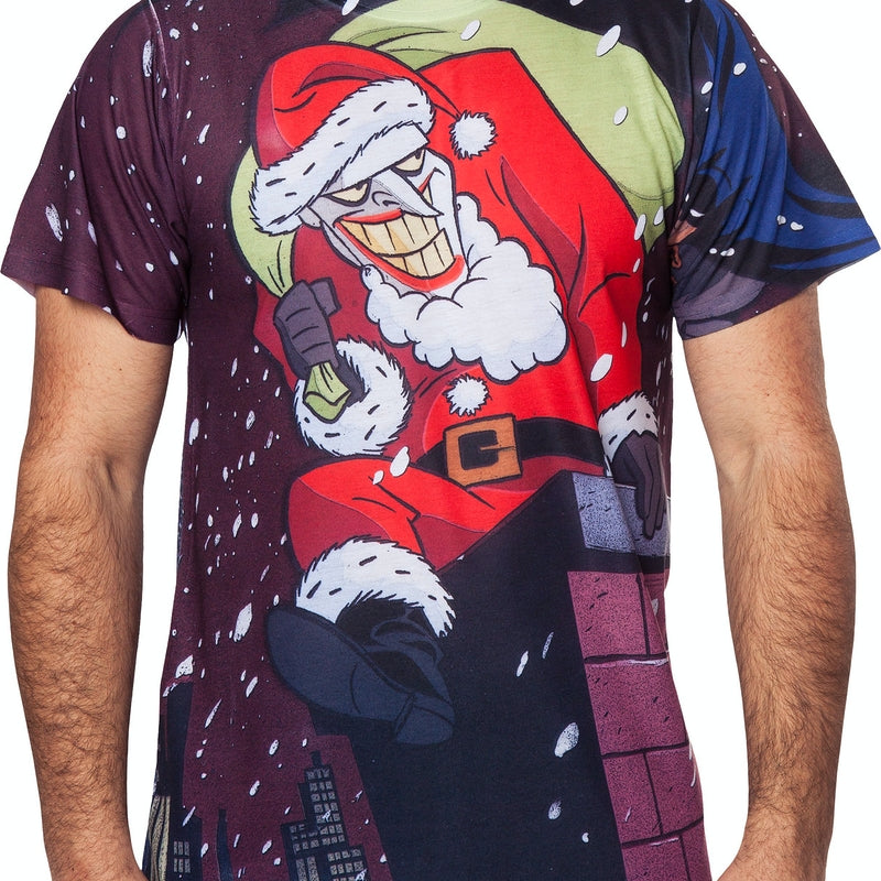 Batman Joker Claus Sublimation T-Shirt