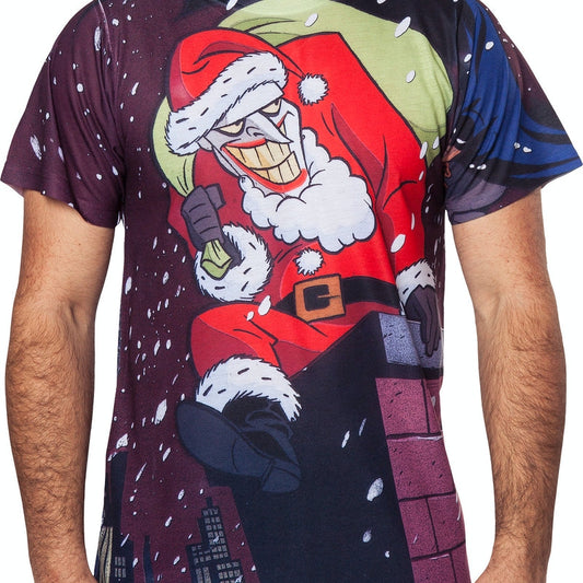 Batman Joker Claus Sublimation T-Shirt