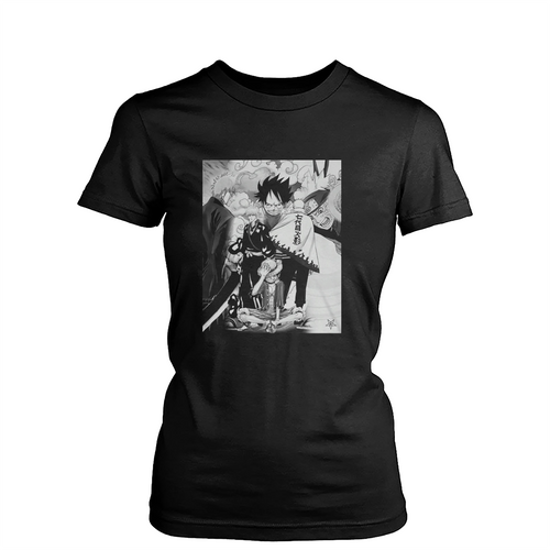 Big Three Anime Womens T-Shirt Tee