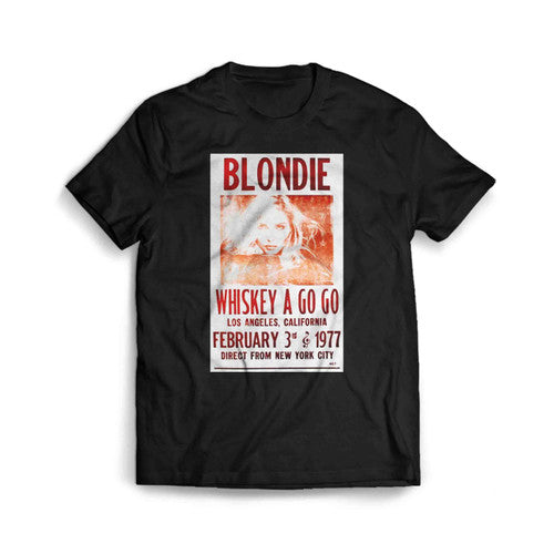 Blondie Tour In New York 1977 Man's T-Shirt Tee